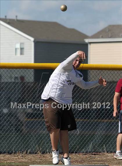Thumbnail 3 in Mullen Runner's Roost Invitational (Boys Shot Put) photogallery.
