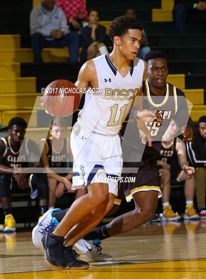 Thumbnail 1 in St. John Bosco vs. Crespi (The Classic at Damien) photogallery.