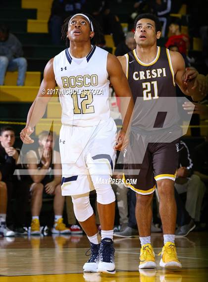 Thumbnail 1 in St. John Bosco vs. Crespi (The Classic at Damien) photogallery.