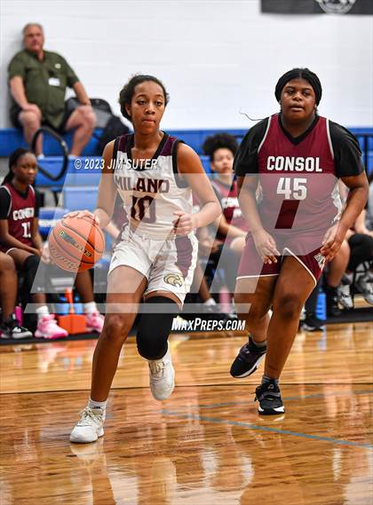 Thumbnail 2 in A&M Consolidated vs Milano (Cotton Christmas Classic) photogallery.