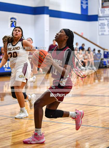 Thumbnail 3 in A&M Consolidated vs Milano (Cotton Christmas Classic) photogallery.