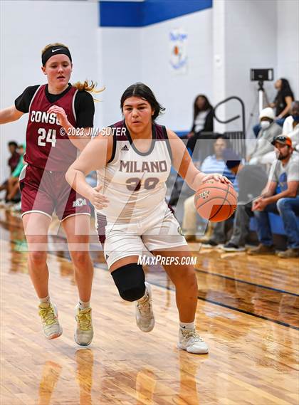 Thumbnail 2 in A&M Consolidated vs Milano (Cotton Christmas Classic) photogallery.