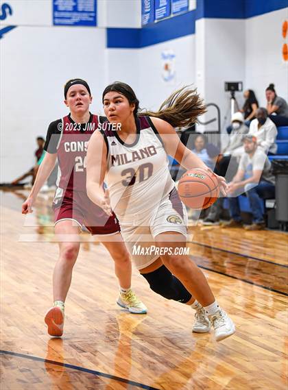 Thumbnail 3 in A&M Consolidated vs Milano (Cotton Christmas Classic) photogallery.
