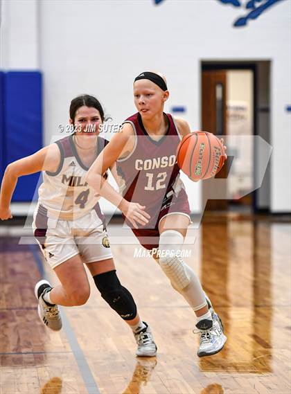 Thumbnail 1 in A&M Consolidated vs Milano (Cotton Christmas Classic) photogallery.