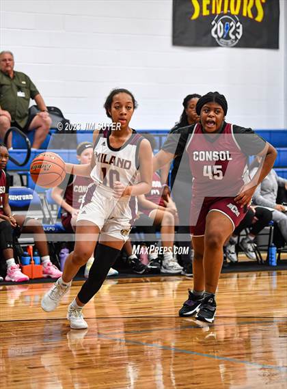 Thumbnail 3 in A&M Consolidated vs Milano (Cotton Christmas Classic) photogallery.