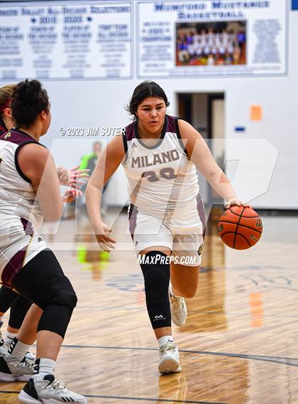 Thumbnail 3 in A&M Consolidated vs Milano (Cotton Christmas Classic) photogallery.