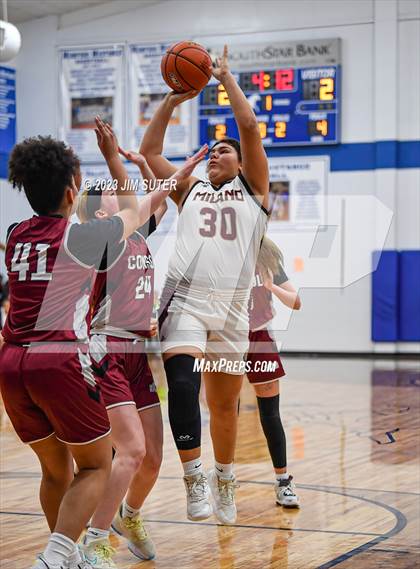Thumbnail 3 in A&M Consolidated vs Milano (Cotton Christmas Classic) photogallery.