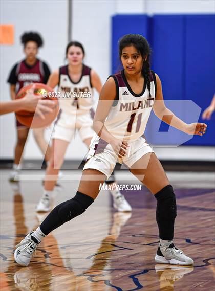 Thumbnail 3 in A&M Consolidated vs Milano (Cotton Christmas Classic) photogallery.