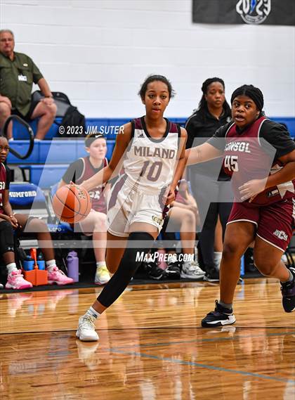 Thumbnail 2 in A&M Consolidated vs Milano (Cotton Christmas Classic) photogallery.