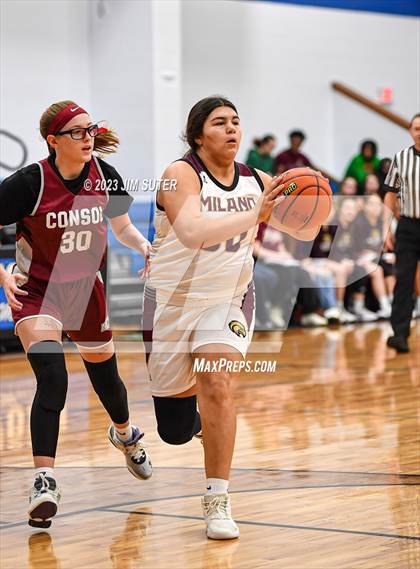 Thumbnail 3 in A&M Consolidated vs Milano (Cotton Christmas Classic) photogallery.