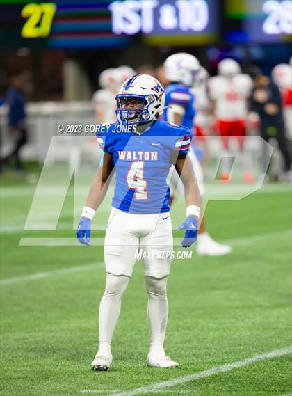 Thumbnail 2 in Milton vs Walton (GHSA 7A State Championship) photogallery.