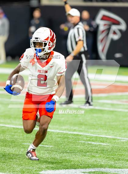 Thumbnail 2 in Milton vs Walton (GHSA 7A State Championship) photogallery.