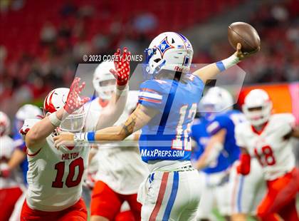 Thumbnail 3 in Milton vs Walton (GHSA 7A State Championship) photogallery.