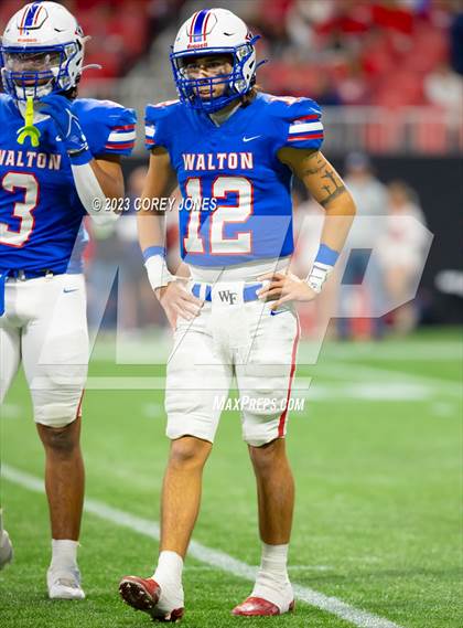 Thumbnail 2 in Milton vs Walton (GHSA 7A State Championship) photogallery.