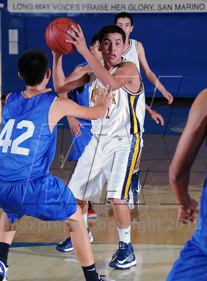 Thumbnail 2 in Alhambra vs San Gabriel (San Marino Tournament) photogallery.