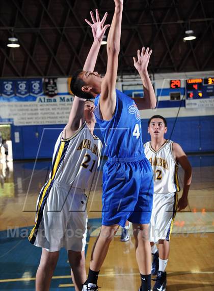 Thumbnail 2 in Alhambra vs San Gabriel (San Marino Tournament) photogallery.
