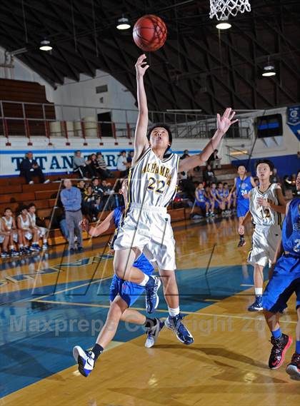 Thumbnail 3 in Alhambra vs San Gabriel (San Marino Tournament) photogallery.