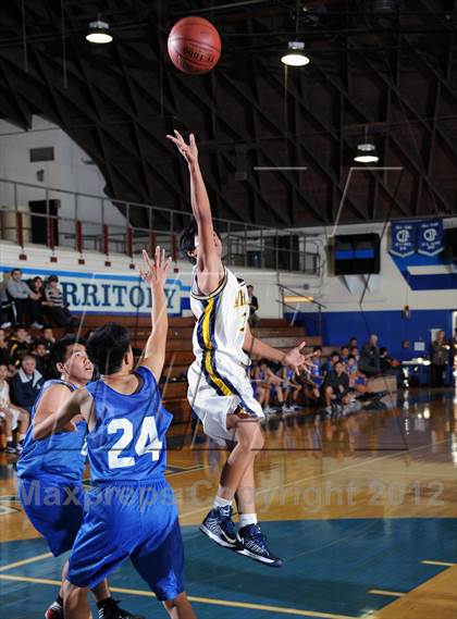 Thumbnail 1 in Alhambra vs San Gabriel (San Marino Tournament) photogallery.