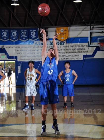 Thumbnail 3 in Alhambra vs San Gabriel (San Marino Tournament) photogallery.