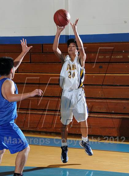 Thumbnail 1 in Alhambra vs San Gabriel (San Marino Tournament) photogallery.