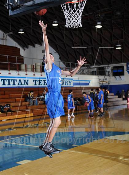 Thumbnail 1 in Alhambra vs San Gabriel (San Marino Tournament) photogallery.