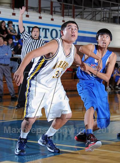 Thumbnail 3 in Alhambra vs San Gabriel (San Marino Tournament) photogallery.