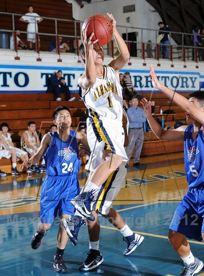 Thumbnail 1 in Alhambra vs San Gabriel (San Marino Tournament) photogallery.