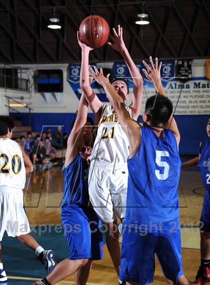 Thumbnail 2 in Alhambra vs San Gabriel (San Marino Tournament) photogallery.