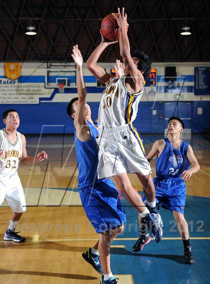 Thumbnail 2 in Alhambra vs San Gabriel (San Marino Tournament) photogallery.