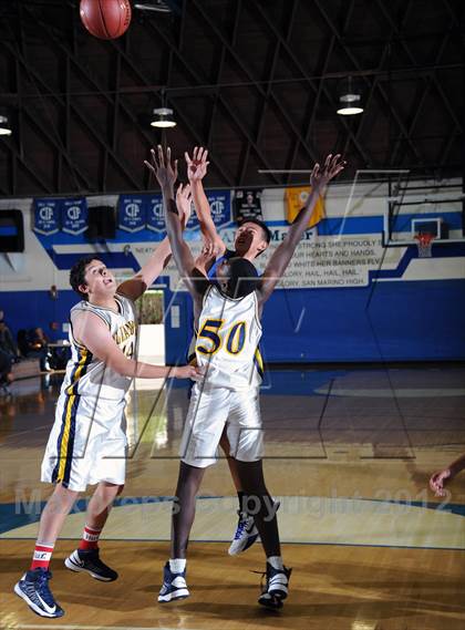 Thumbnail 1 in Alhambra vs San Gabriel (San Marino Tournament) photogallery.