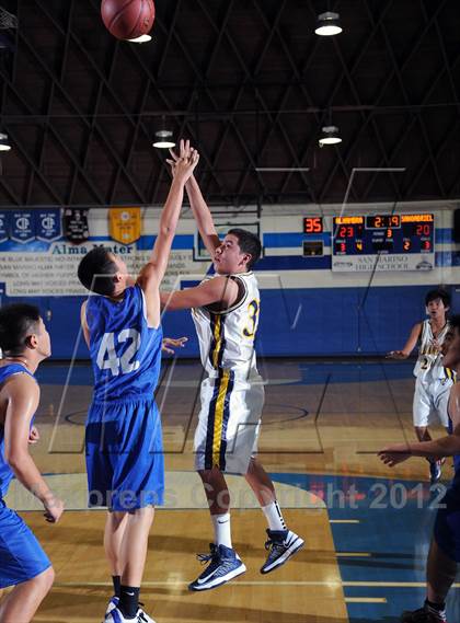 Thumbnail 1 in Alhambra vs San Gabriel (San Marino Tournament) photogallery.
