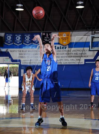 Thumbnail 2 in Alhambra vs San Gabriel (San Marino Tournament) photogallery.