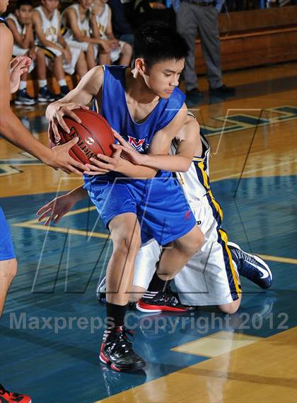 Thumbnail 1 in Alhambra vs San Gabriel (San Marino Tournament) photogallery.