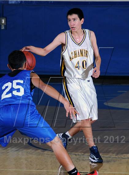 Thumbnail 3 in Alhambra vs San Gabriel (San Marino Tournament) photogallery.