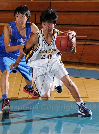 Thumbnail 2 in Alhambra vs San Gabriel (San Marino Tournament) photogallery.