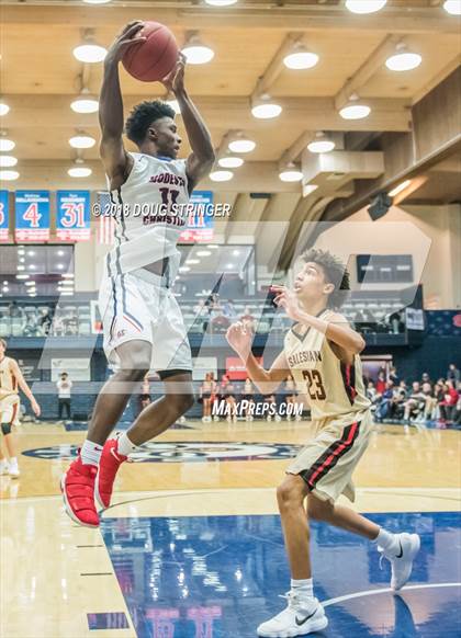 Thumbnail 1 in Modesto Christian vs. Salesian College Preparatory (MLK Classic at St. Mary's College) photogallery.
