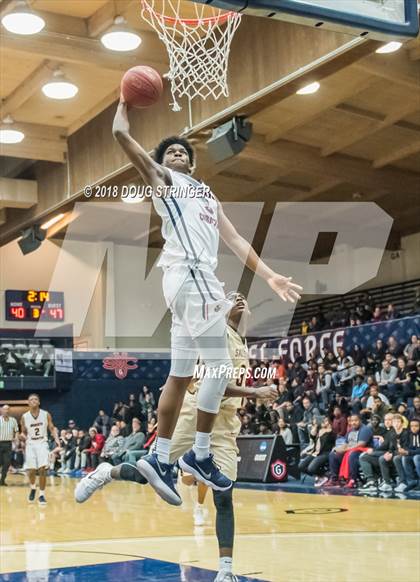 Thumbnail 1 in Modesto Christian vs. Salesian College Preparatory (MLK Classic at St. Mary's College) photogallery.
