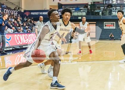 Thumbnail 1 in Modesto Christian vs. Salesian College Preparatory (MLK Classic at St. Mary's College) photogallery.