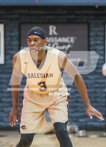 Thumbnail 1 in Modesto Christian vs. Salesian College Preparatory (MLK Classic at St. Mary's College) photogallery.