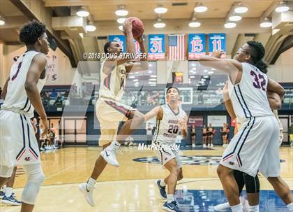 Thumbnail 3 in Modesto Christian vs. Salesian College Preparatory (MLK Classic at St. Mary's College) photogallery.