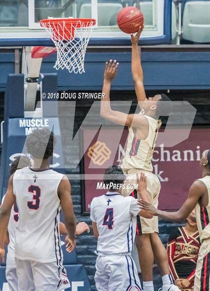 Thumbnail 3 in Modesto Christian vs. Salesian College Preparatory (MLK Classic at St. Mary's College) photogallery.