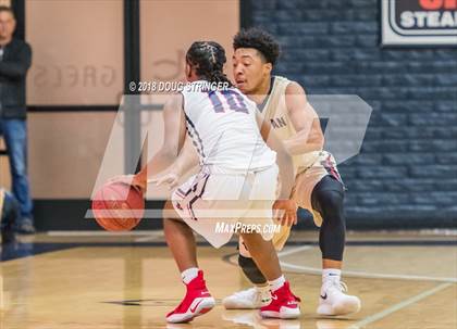 Thumbnail 3 in Modesto Christian vs. Salesian College Preparatory (MLK Classic at St. Mary's College) photogallery.