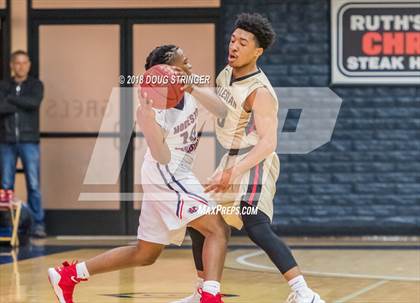 Thumbnail 2 in Modesto Christian vs. Salesian College Preparatory (MLK Classic at St. Mary's College) photogallery.