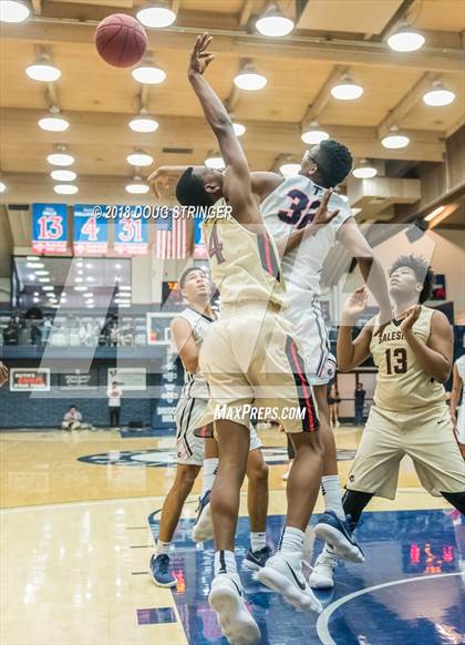 Thumbnail 3 in Modesto Christian vs. Salesian College Preparatory (MLK Classic at St. Mary's College) photogallery.