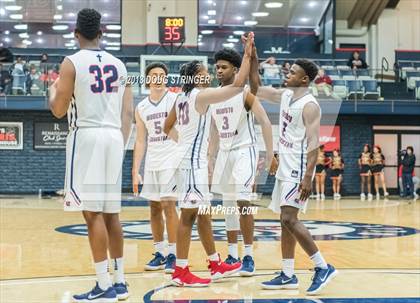 Thumbnail 3 in Modesto Christian vs. Salesian College Preparatory (MLK Classic at St. Mary's College) photogallery.