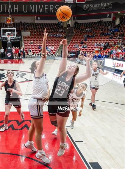 Thumbnail 2 in North Summit vs. Intermountain Christian (UHSAA 2A Quarterfinal) photogallery.