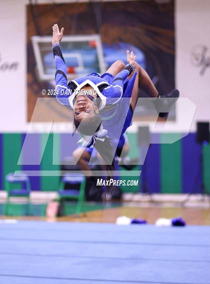 Thumbnail 3 in 2024 Beach District Cheer Comp (Landstown) photogallery.