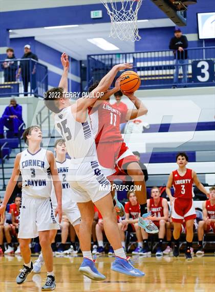 Thumbnail 2 in Liberty vs. Corner Canyon (Corner Canyon Tournament of Champions) photogallery.