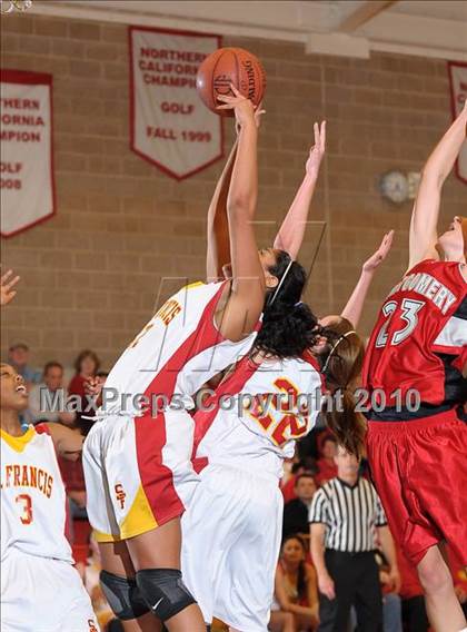 Thumbnail 3 in Montgomery @ St. Francis (CIF NorCal D2 Playoffs) photogallery.
