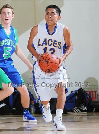 Thumbnail 3 in Pacifica Christian vs. LACES (MaxPreps Holiday Classic) photogallery.
